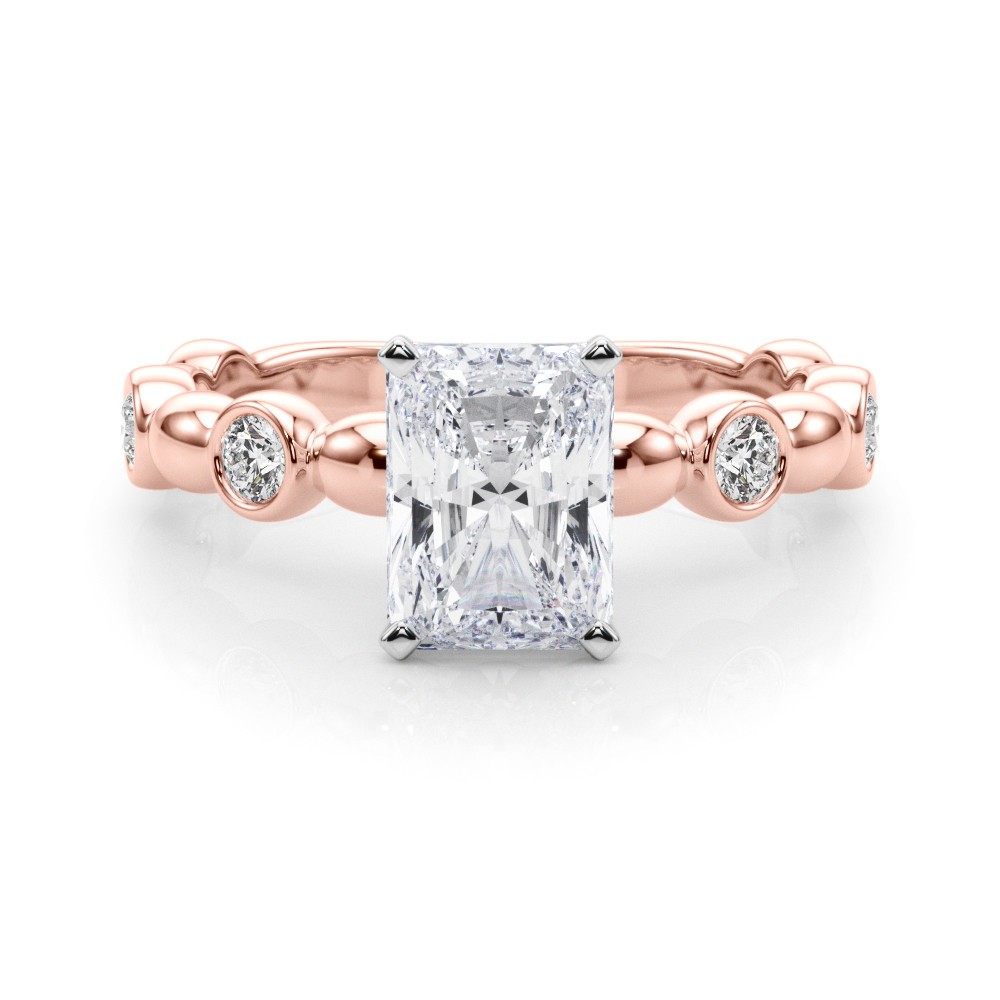 Esther Natural Diamond 4 Prong  Engagement Ring