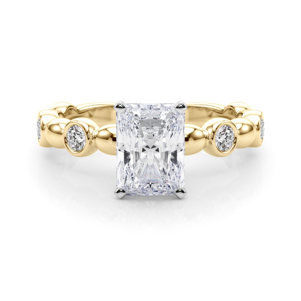 Esther Natural Diamond 4 Prong  Engagement Ring