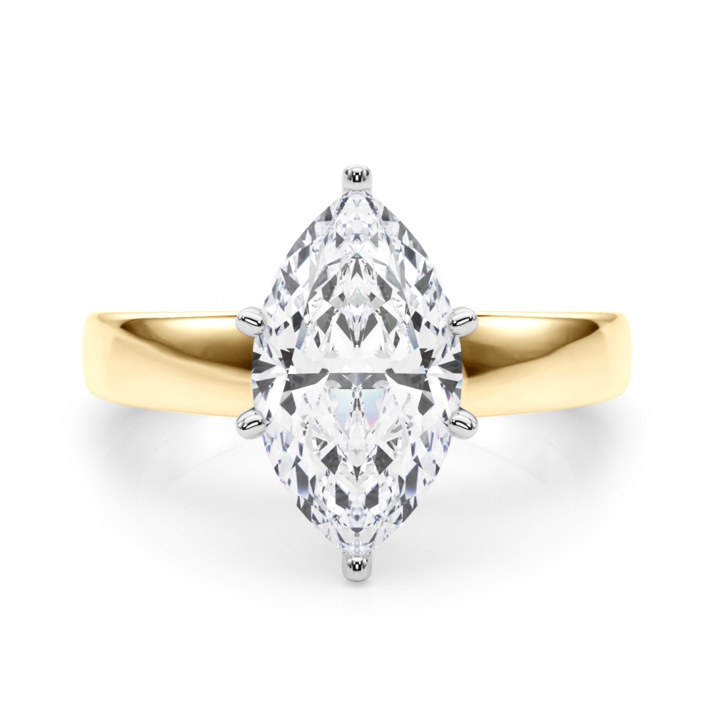 Claren Lab-Created 6 Prong  Diamond Ring