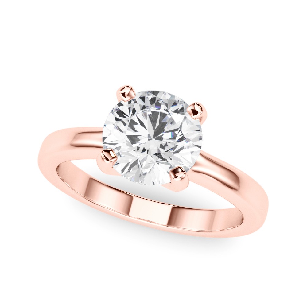 Olivia Natural 4 Prong Set  Diamond Ring