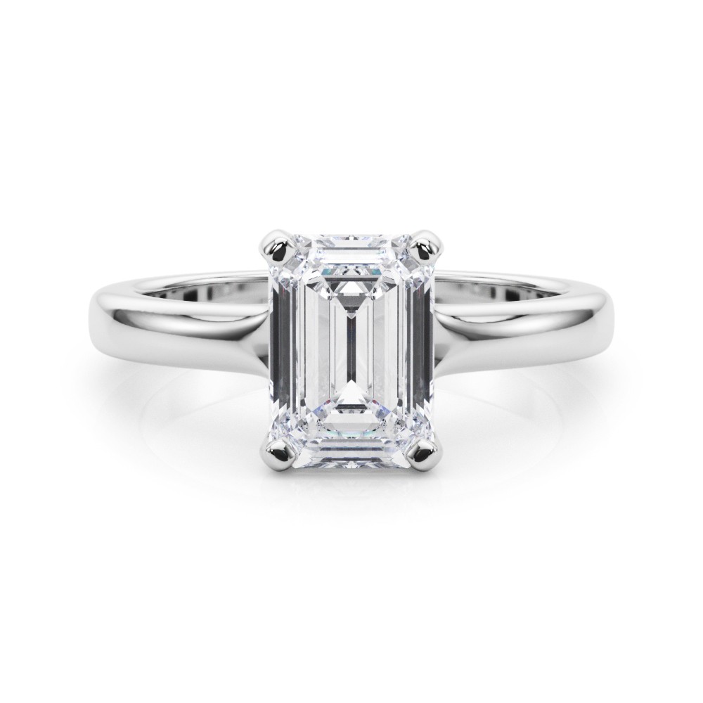 Earlina Lab-Created 4 Prong  Diamond Ring