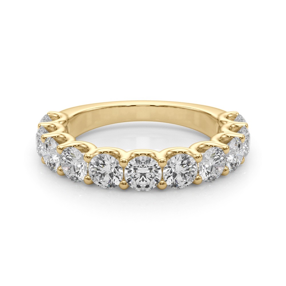 Ezera Natural U Prong set  Diamond Ring