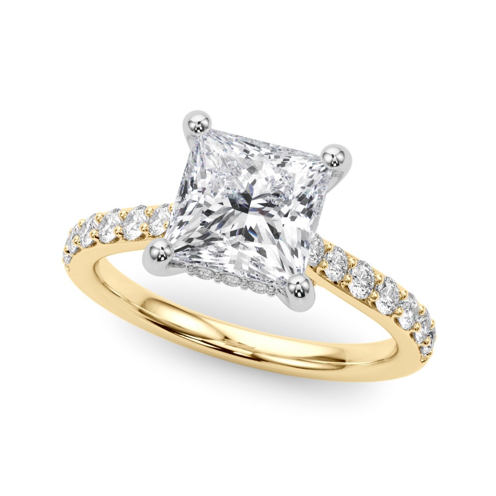 Yolandi Lab-Created Diamond 4 Prong Set  Engagement Ring
