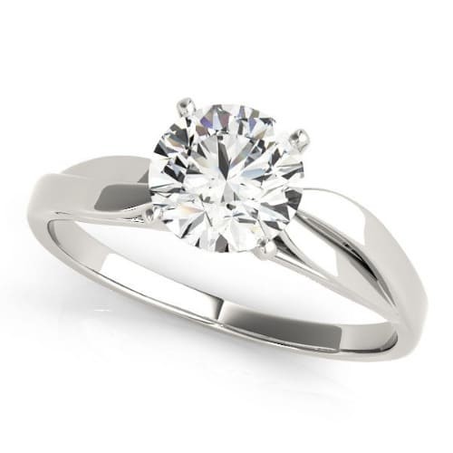 4 Prong Natural  Diamond Ring