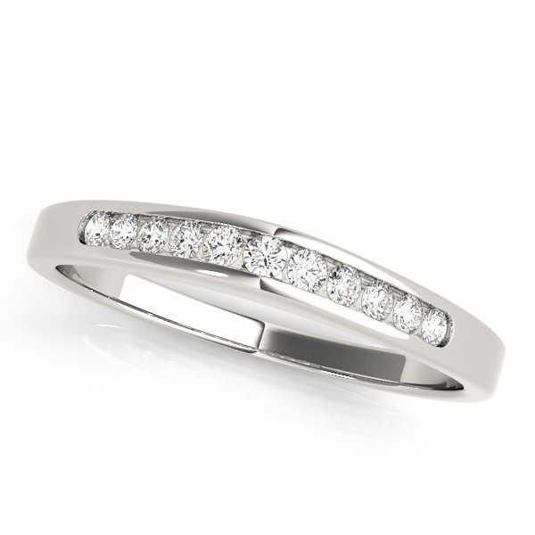Channel-Set 0.12 Carat Natural  Diamond Ring