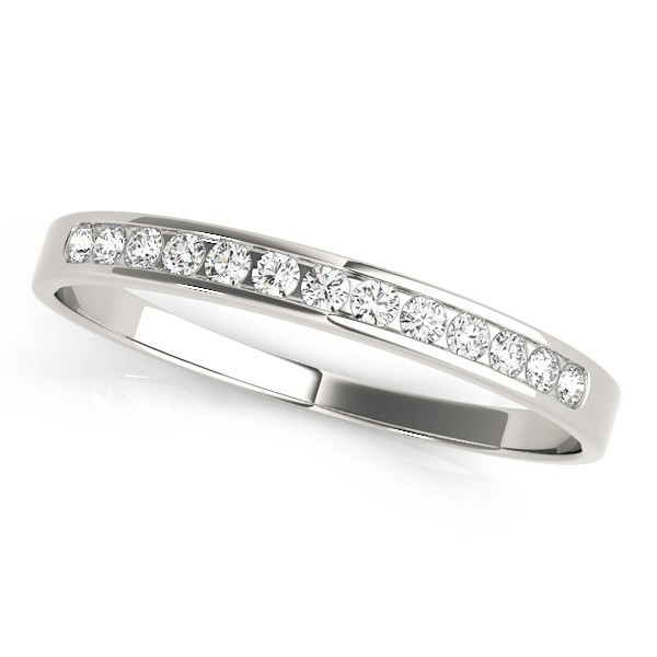Channel-Set 0.10 Carat Natural  Diamond Ring