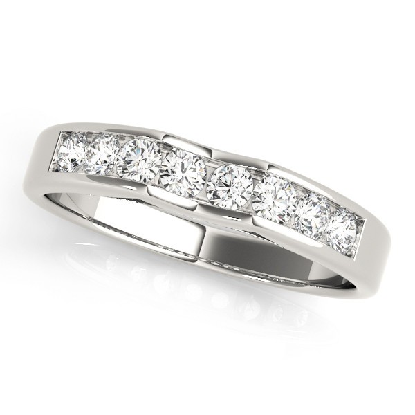 Channel-Set 0.37 Carat Natural  Diamond Ring