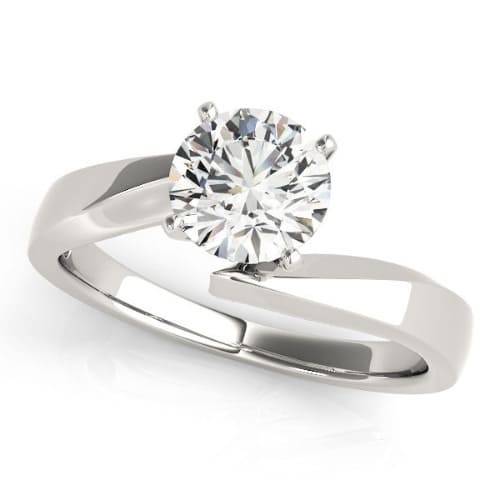 4 Prong Natural  Diamond Ring