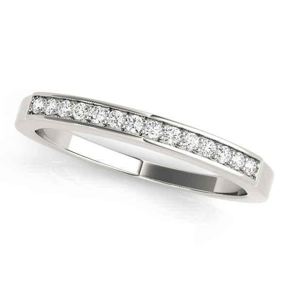Channel-Set 0.12 Carat Natural  Diamond Ring