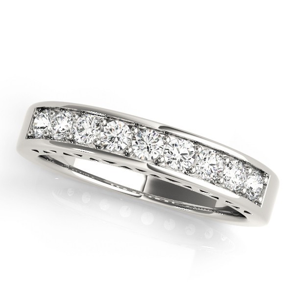 Channel-Set 0.50 Carat Natural  Diamond Ring