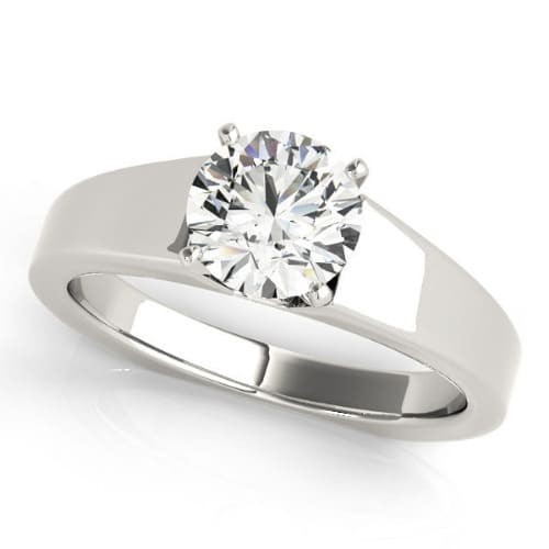 4 Prong Natural  Diamond Ring