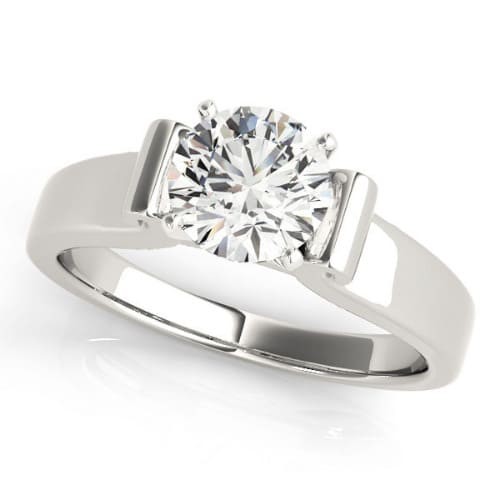 4 Prong Natural  Diamond Ring