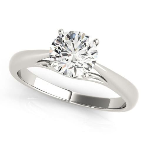 4 Prong Natural  Diamond Ring