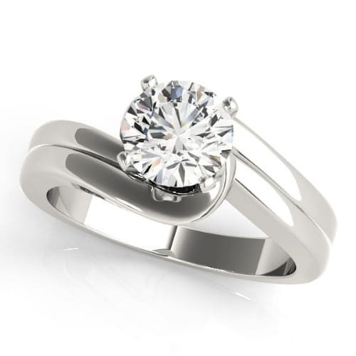 4 Prong Natural  Diamond Ring