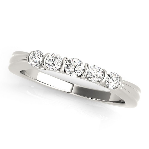 Natural Bar-Set  Diamond Ring