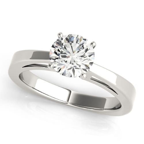 4 Prong Natural  Diamond Ring