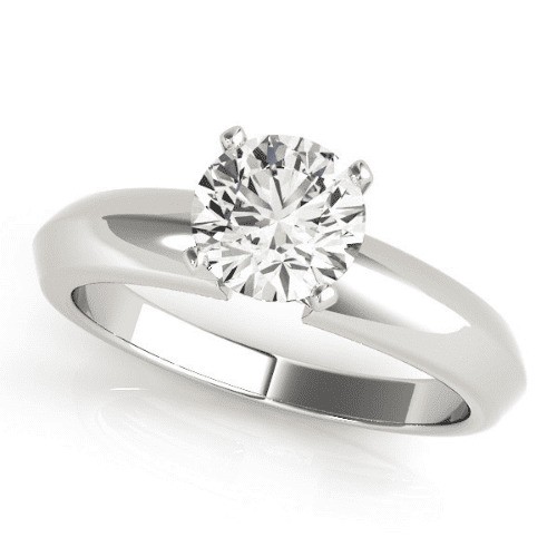 4 Prong Natural  Diamond Ring