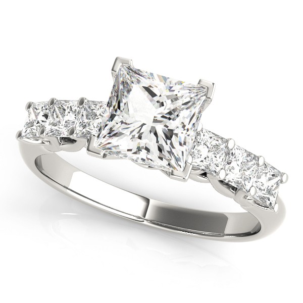 4 Prong Natural Diamond  Engagement Ring