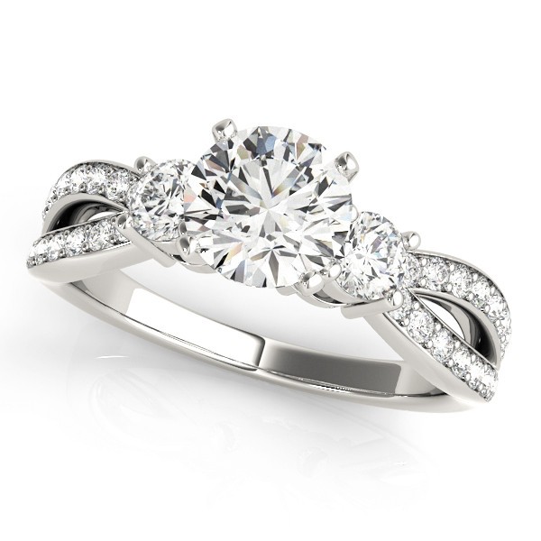 4 Prong Natural  Diamond Ring