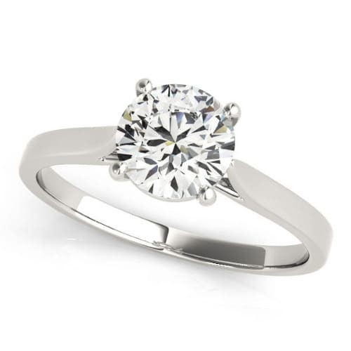 4 Prong Natural  Diamond Ring