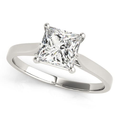 4 Prong Natural Diamond  Engagement Ring