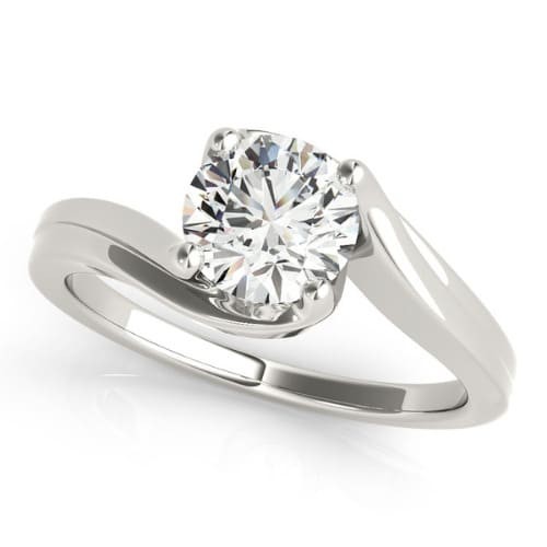 4 Prong Natural  Diamond Ring