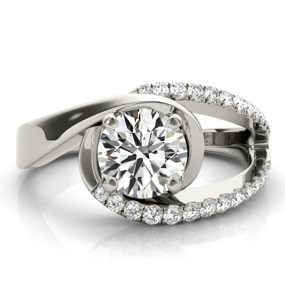 Xurxo Lab-Created Prong Set  Diamond Ring