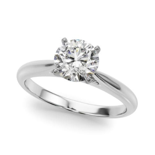 4 Prong Natural  Diamond Ring