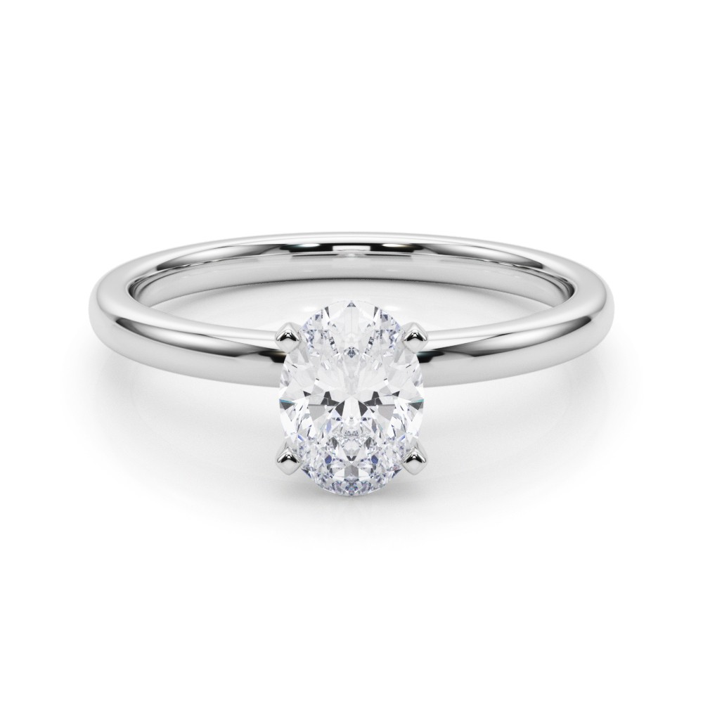 Oliva Lab-Created 4 Prong  Diamond Ring
