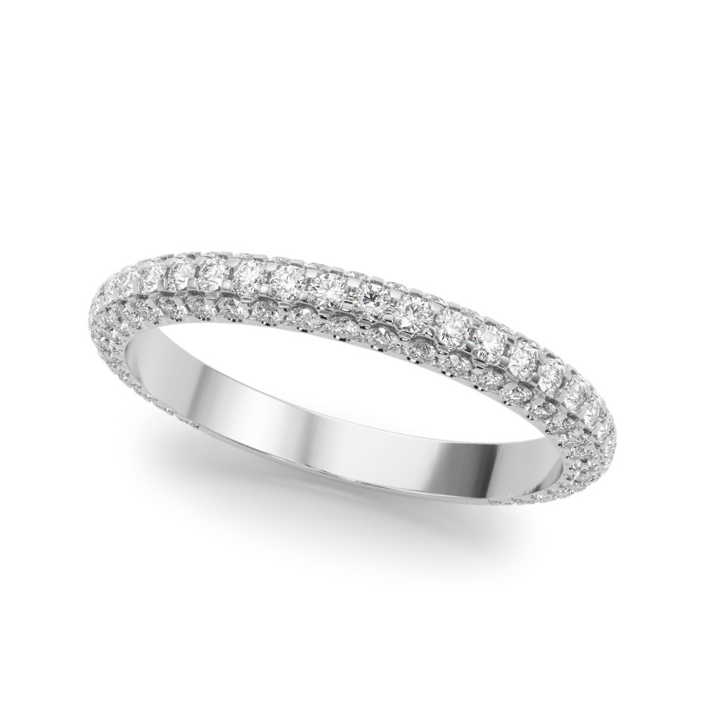 Aleeza Natural Pave-Set  Diamond Ring