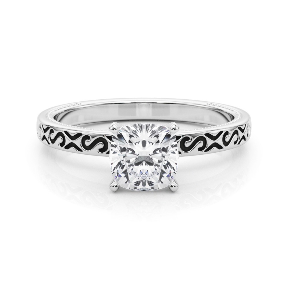 Onna Lab-Created 4 Prong  Diamond Ring