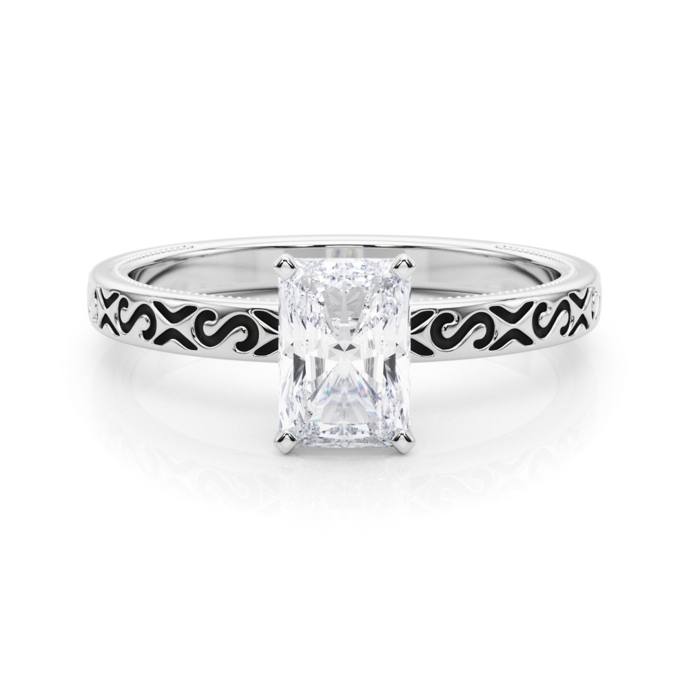 Onna Lab-Created 4 Prong  Diamond Ring