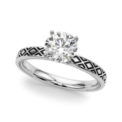 4 Prong Natural  Diamond Ring