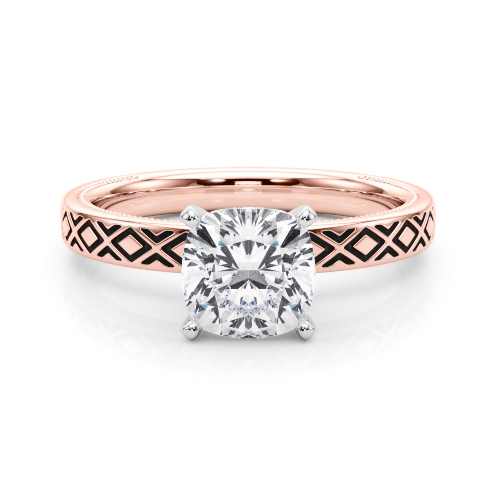 Olenna Lab-Created 4 Prong  Diamond Ring