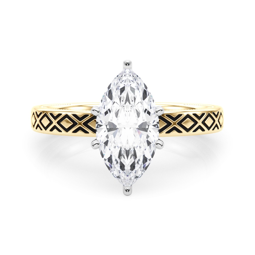 Olenna Lab-Created 6 Prong  Diamond Ring