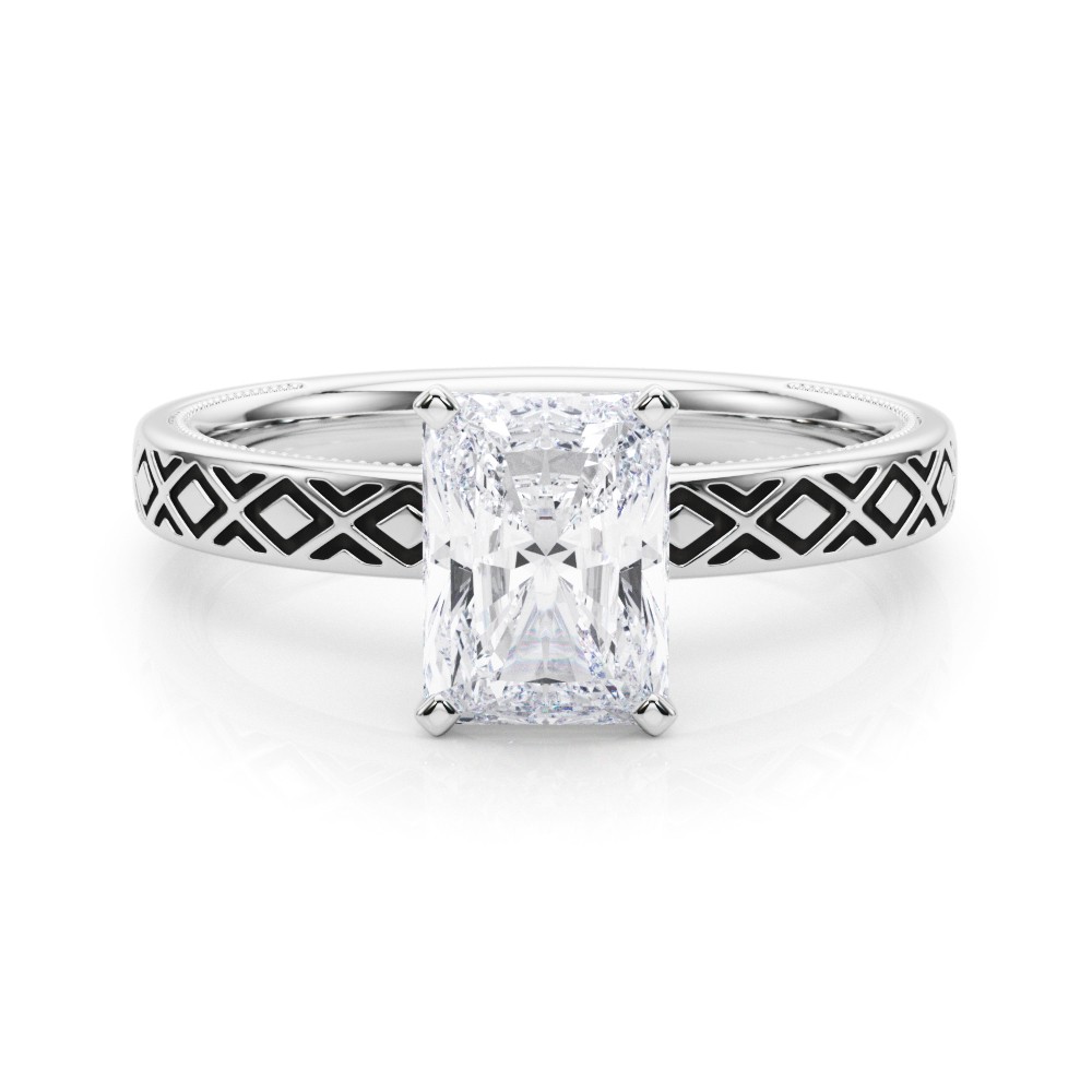 Olenna Lab-Created 4 Prong  Diamond Ring