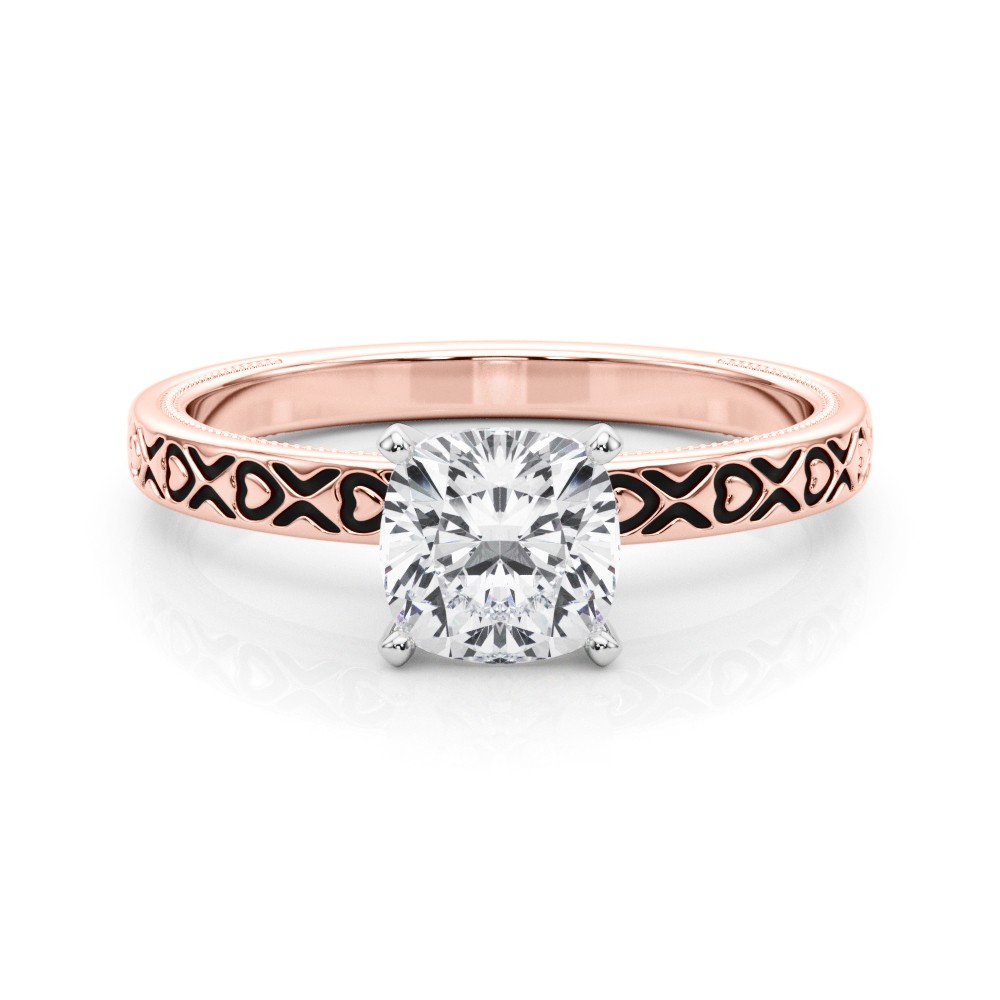 Ostara Lab-Created 4 Prong  Diamond Ring