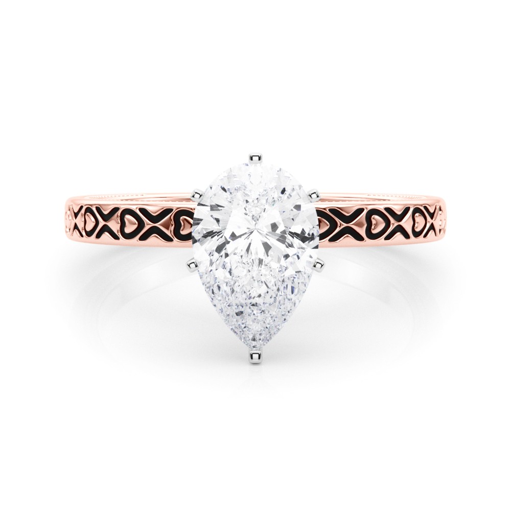 Ostara Lab-Created 6 Prong  Diamond Ring