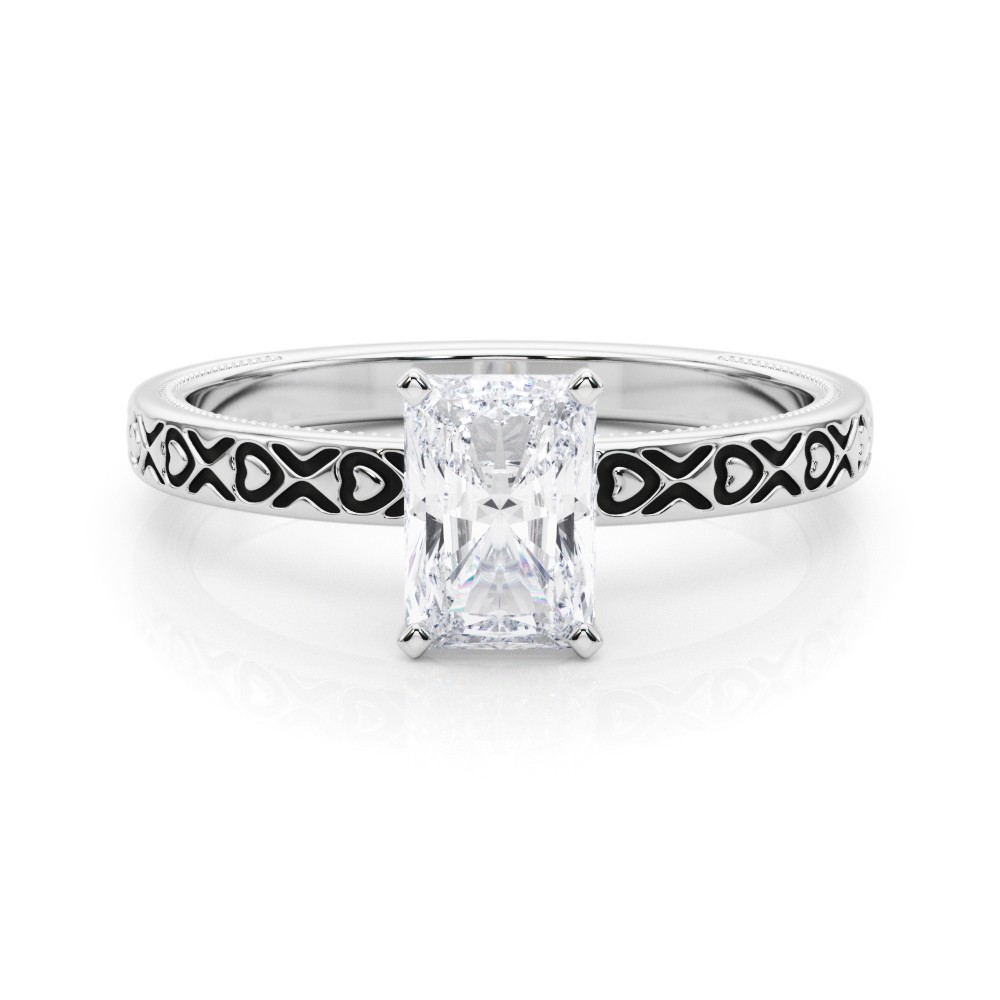 Ostara Lab-Created 4 Prong  Diamond Ring