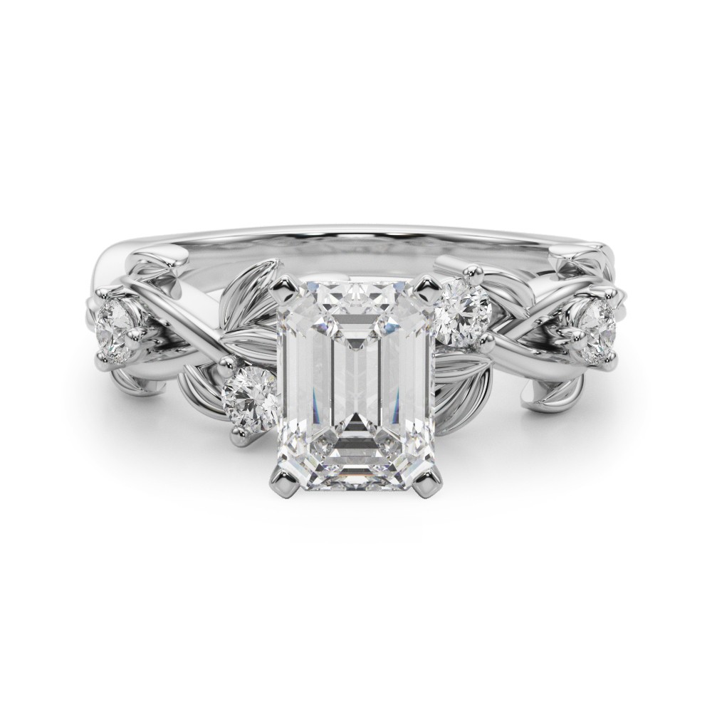 Loretta Natural 4 Prong Set  Diamond Ring