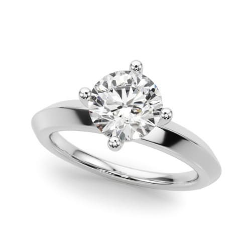 4 Prong Natural  Diamond Ring