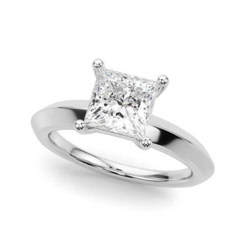 4 Prong Natural Diamond  Engagement Ring