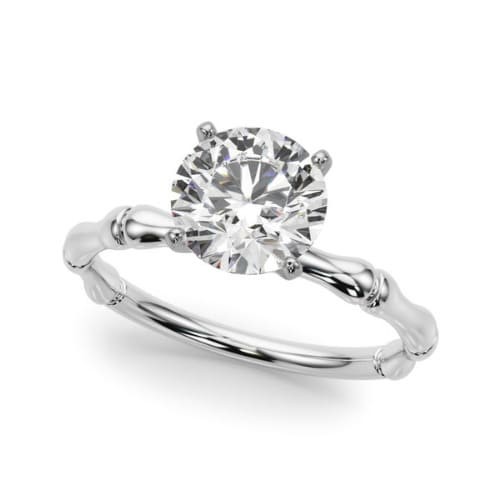 4 Prong Natural  Diamond Ring