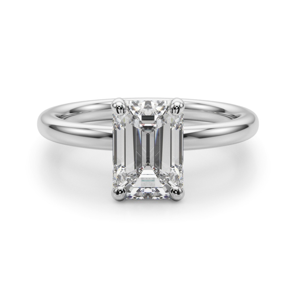 4 Prong Natural  Diamond Ring