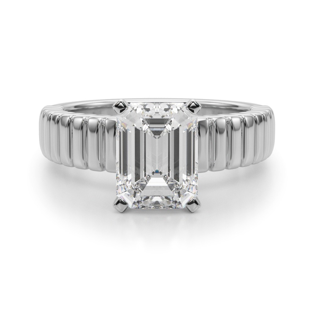 Everin Lab-Created 4 Prong  Diamond Ring