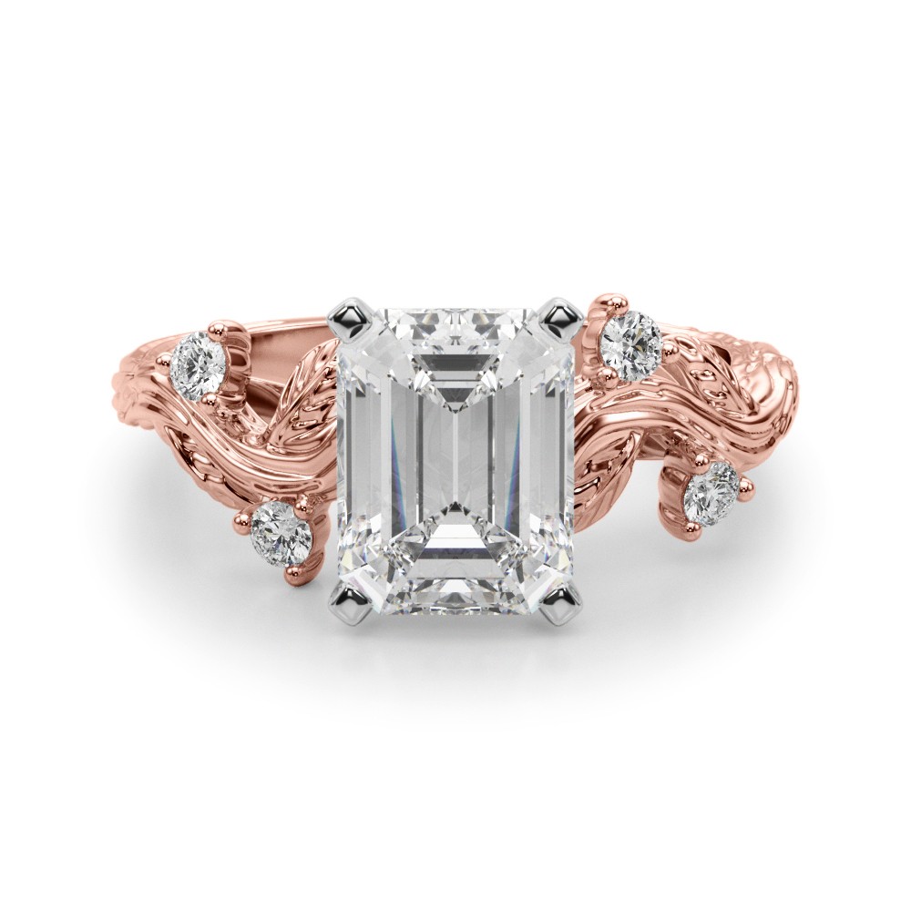 Lijitha Natural 4 Prong Set Diamond Ring