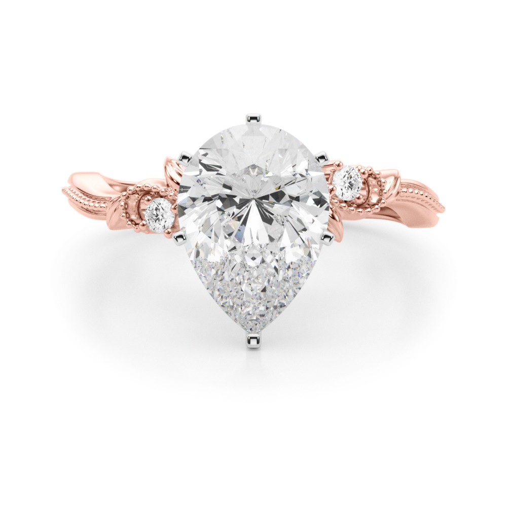 Lorettha Natural 6 Prong Set  Diamond Ring