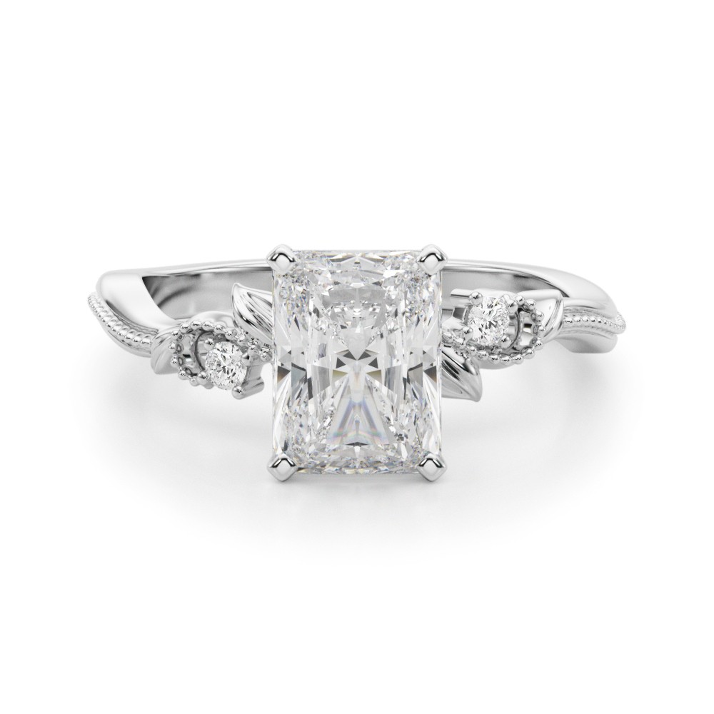 Lorettha Natural 4 Prong Set  Diamond Ring