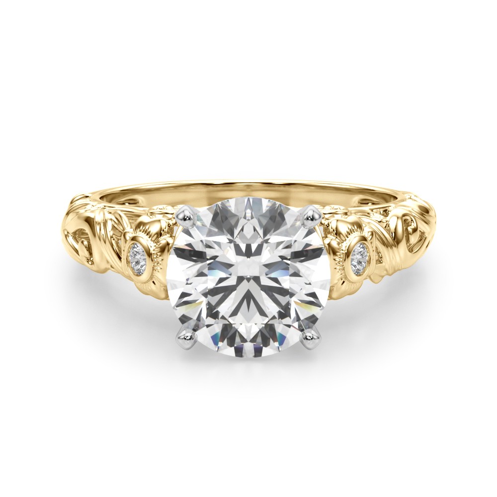 Dafna Natural 4 Prong Set  Diamond Ring