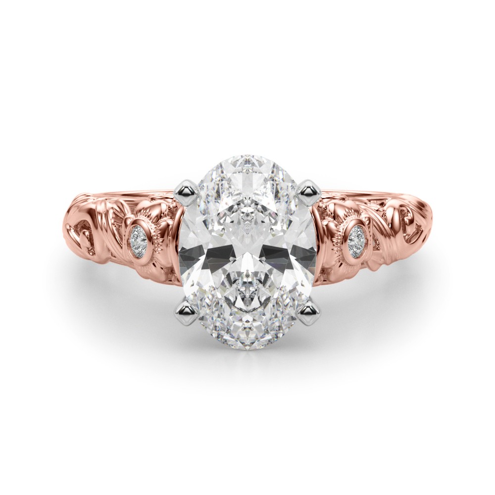 Dafna Natural 4 Prong Set  Diamond Ring